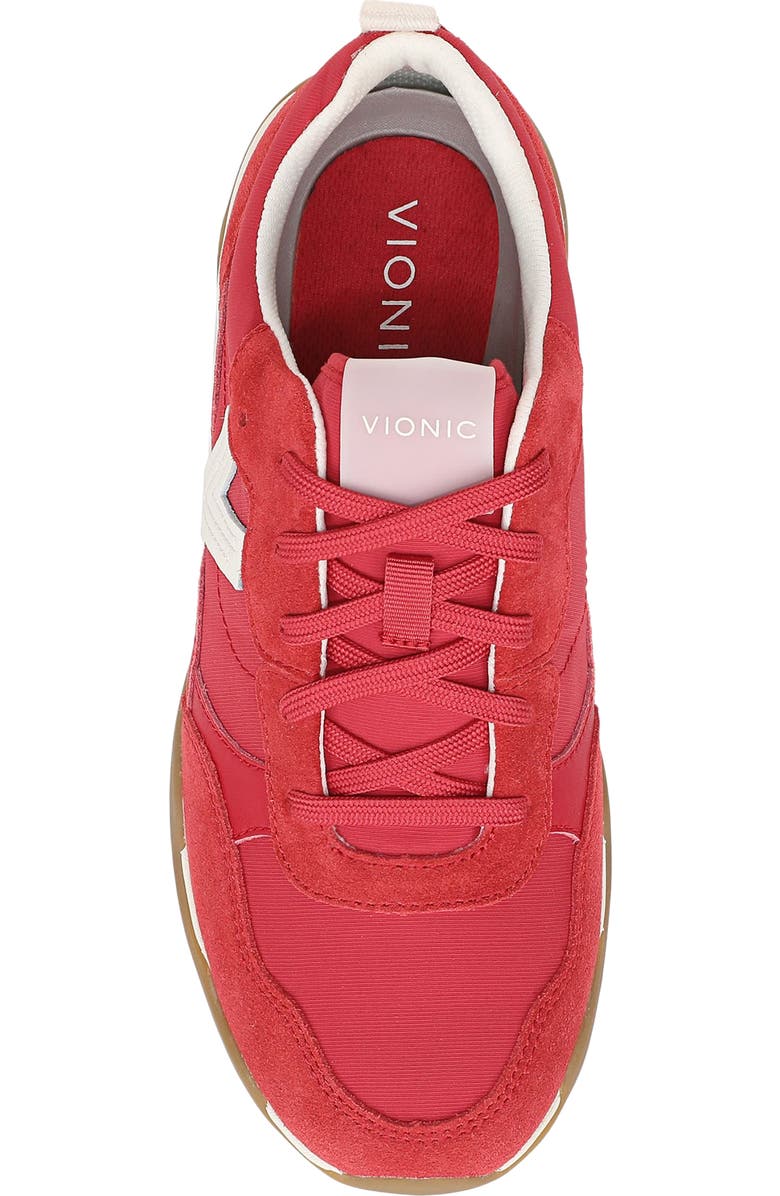 Vionic Slim Glide Sneaker, Alternate, color, Varsity Red