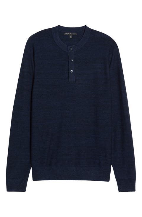 Aranda Merino Wool Henley Sweater