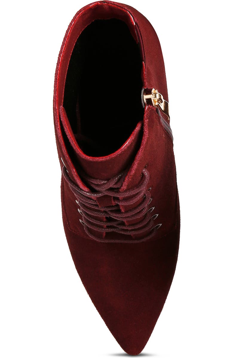 Rag & Co Sulfur Pointed Toe Boot, Alternate, color, Burgundy