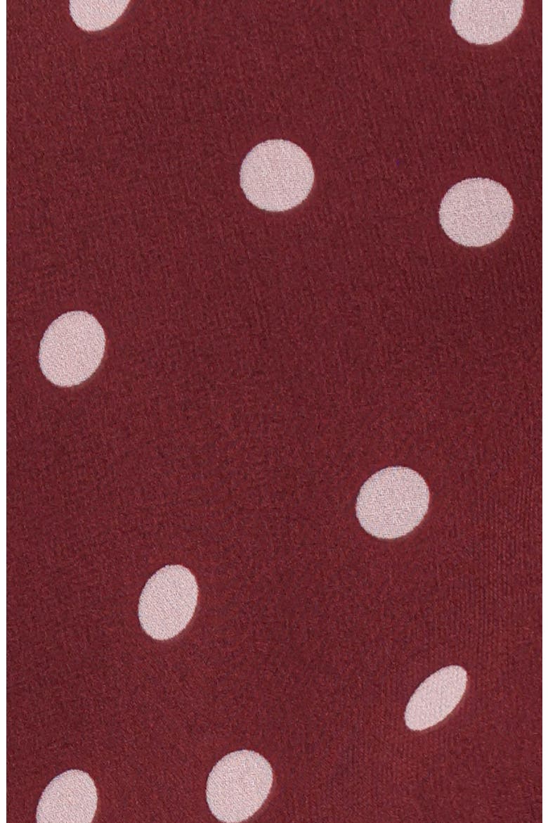 Michelle Polka Dot Romper, Alternate, color, BURGUNDY POLKA DOT