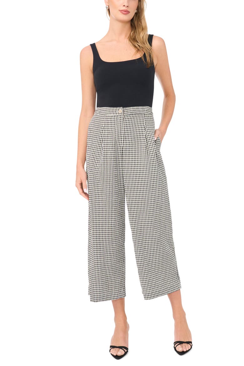 Crop Straight Leg Pants, Alternate, color, RICH BLACK