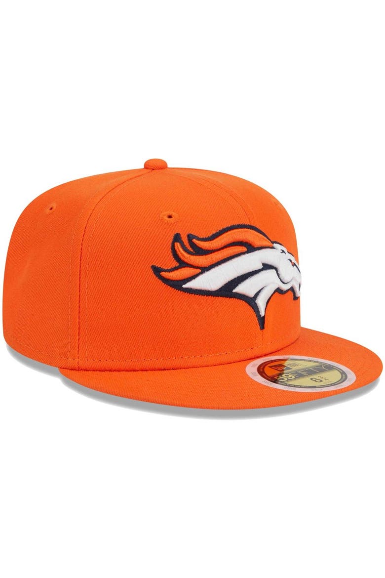 Youth New Era Orange Denver Broncos  Main 59FIFTY Fitted Hat, Alternate, color, Orange