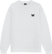 Dalix Womens Butterfly Heavyweight Relaxed Sweatshirt