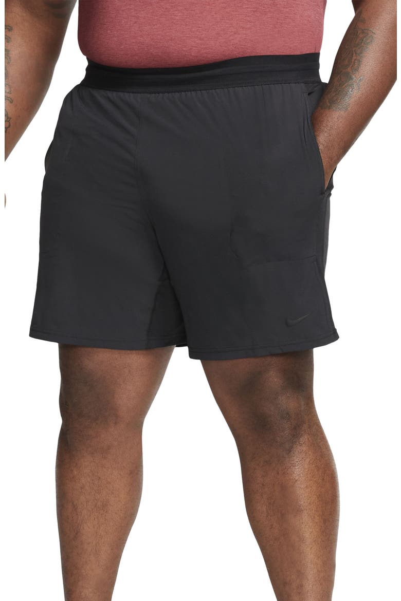 Flex Training Shorts, Alternate, color, BLACK/ BLACK/ IRON GREY