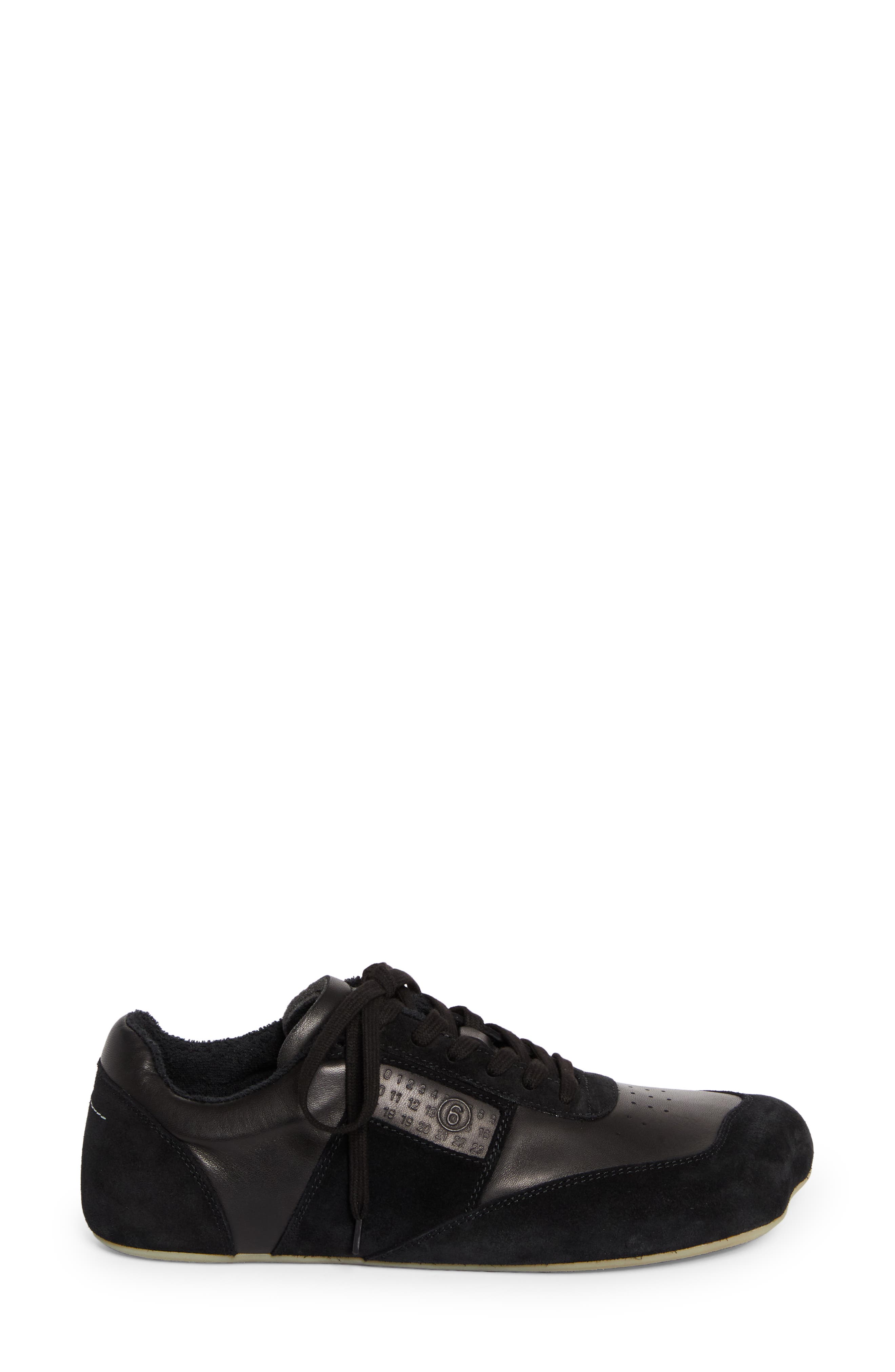 MM6 Maison Margiela Low Top Sneaker, Alternate, color, Black