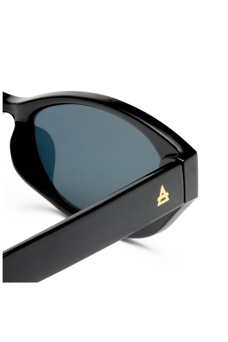 Moonstone Cat Eye Sunglasses, Alternate, color, BLACK