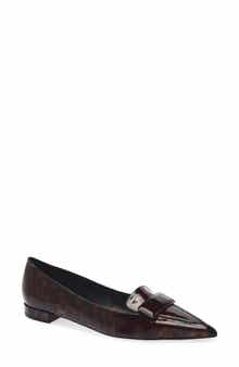 Stuart Weitzman Sovinnie Patent Loafer Flat