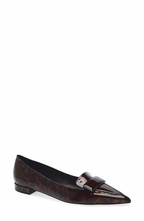Stuart Weitzman Sovinnie Patent Loafer Flat
