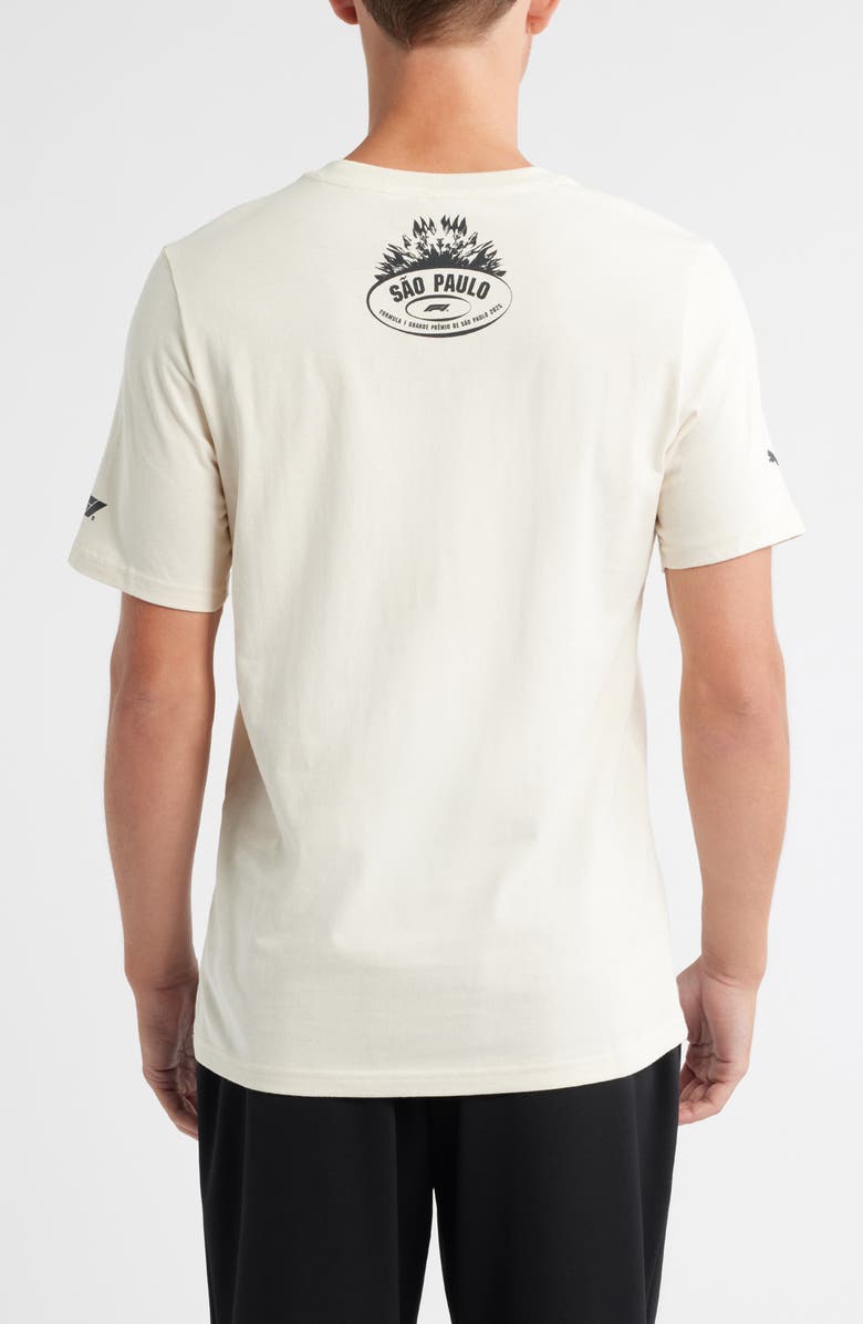 PUMA F1 Brazil Cotton Graphic T-Shirt, Alternate, color, Alpine Snow