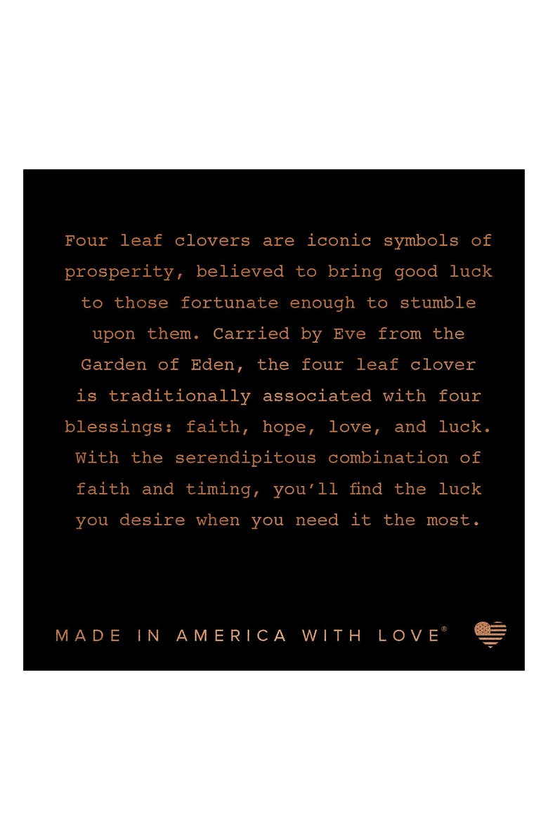 Alex and Ani Four-Leaf Clover Adjustable Wire Bangle, Alternate, color, 