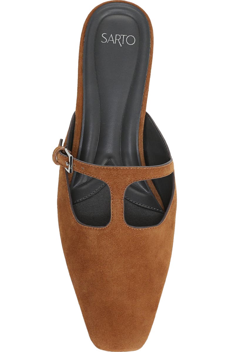 SARTO by Franco Sarto Dorthea T-Strap Mule, Alternate, color, Saddle Brown