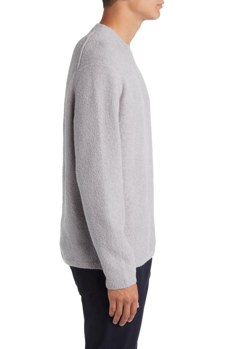 AllSaints Eamont Organic Cotton Blend Crewneck Sweater, Alternate, color, Concrete Grey