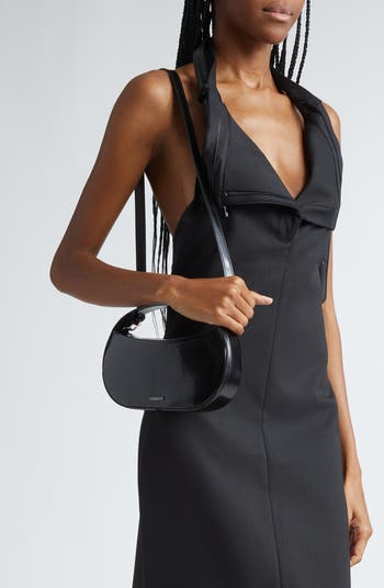 トートバッグ Coperni Small Sound Swipe Bag - Leather - Black Coperni Small Sound Swipe Leather Top Handle Bag | Nordstrom