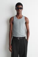 COS Slim-fit Wide-rib Cotton Tank Top