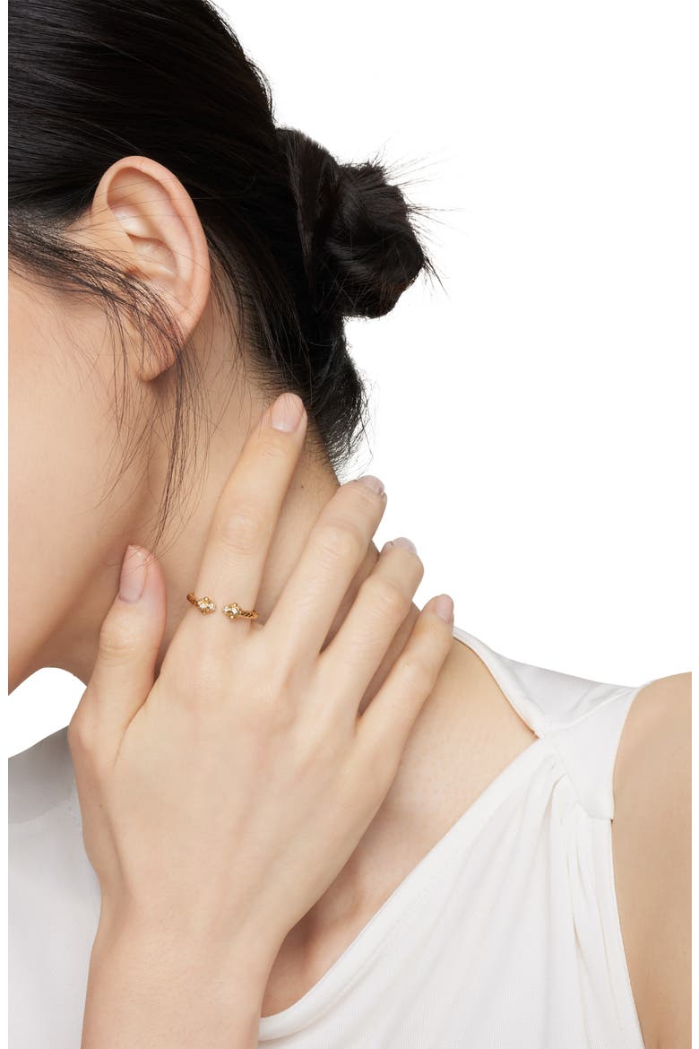 Renaissance Ring in 18K Gold with Diamonds, Alternate, color, GOLD/ DIAMOND