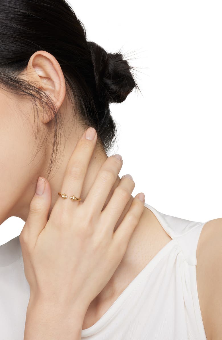 David Yurman Renaissance Ring in 18K Gold with Diamonds, Alternate, color, Gold