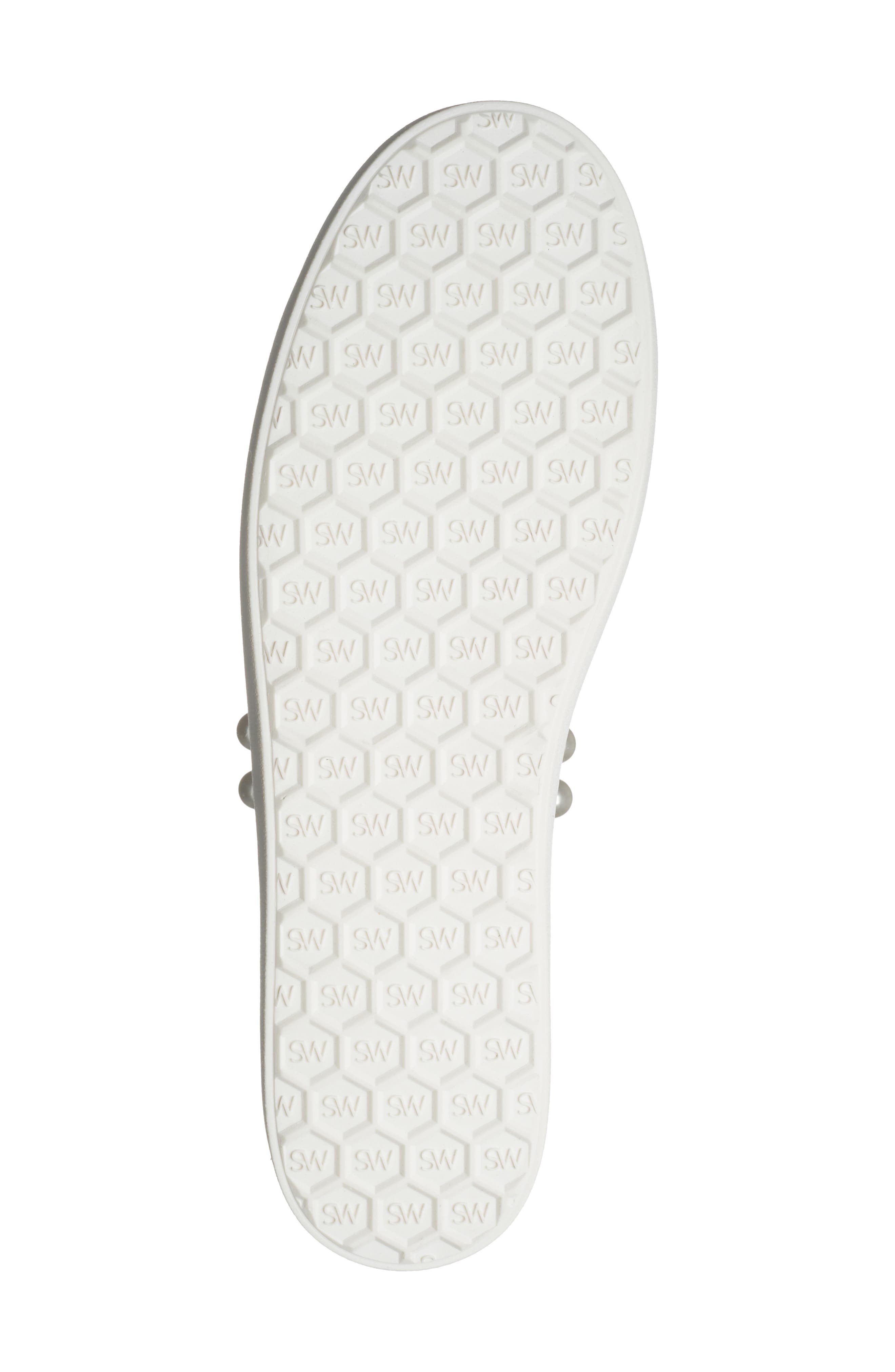 Stuart Weitzman Goldie Convertible Sneaker, Alternate, color, White.