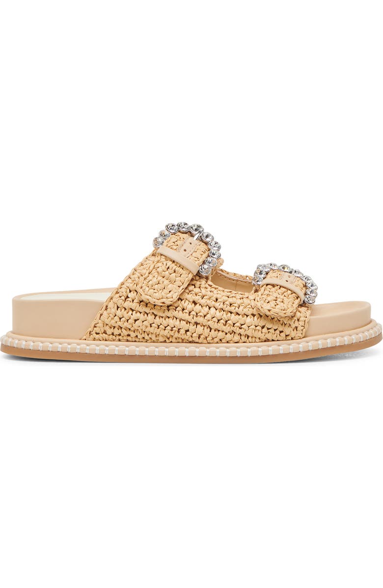 Dolce Vita Shauny Crystal Wedge Sandal, Alternate, color, Natural Knit