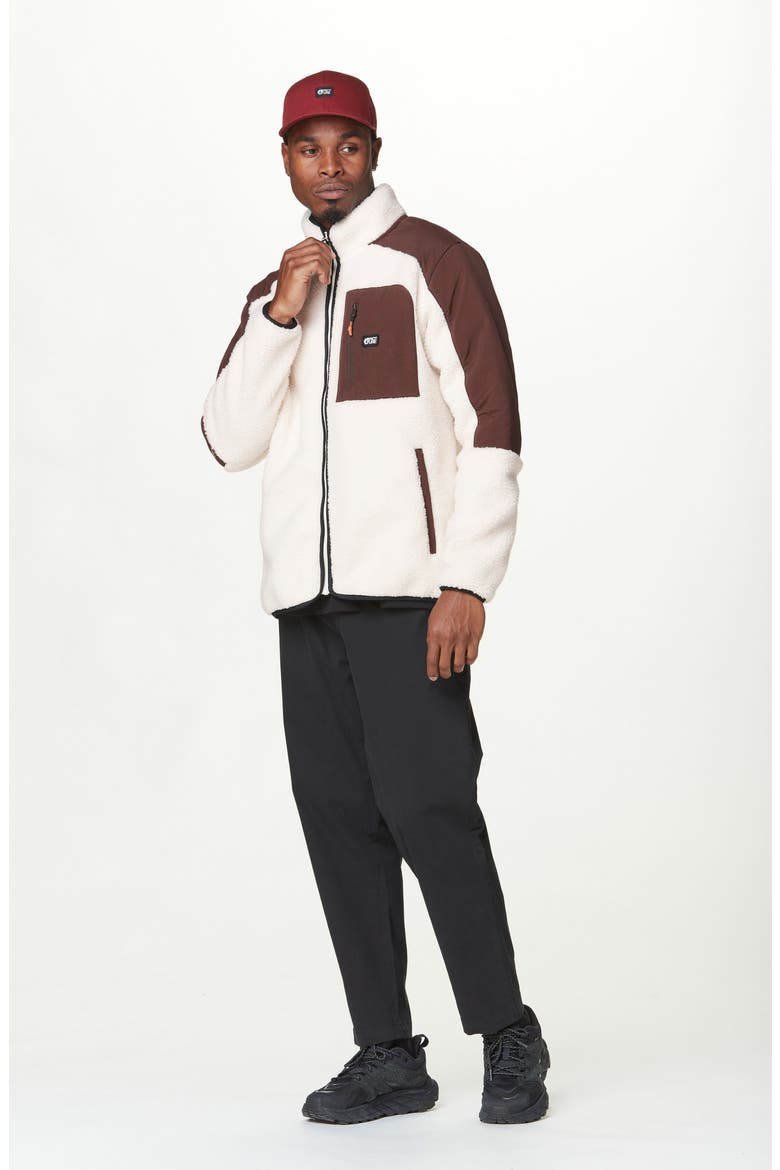 Quilchena Fleece Jacket, Alternate, color, TOFU CHICORY COFFEE