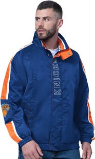 STARTER Men's Starter Blue New York Knicks Freestyle Lightweight Full-Zip Jacket