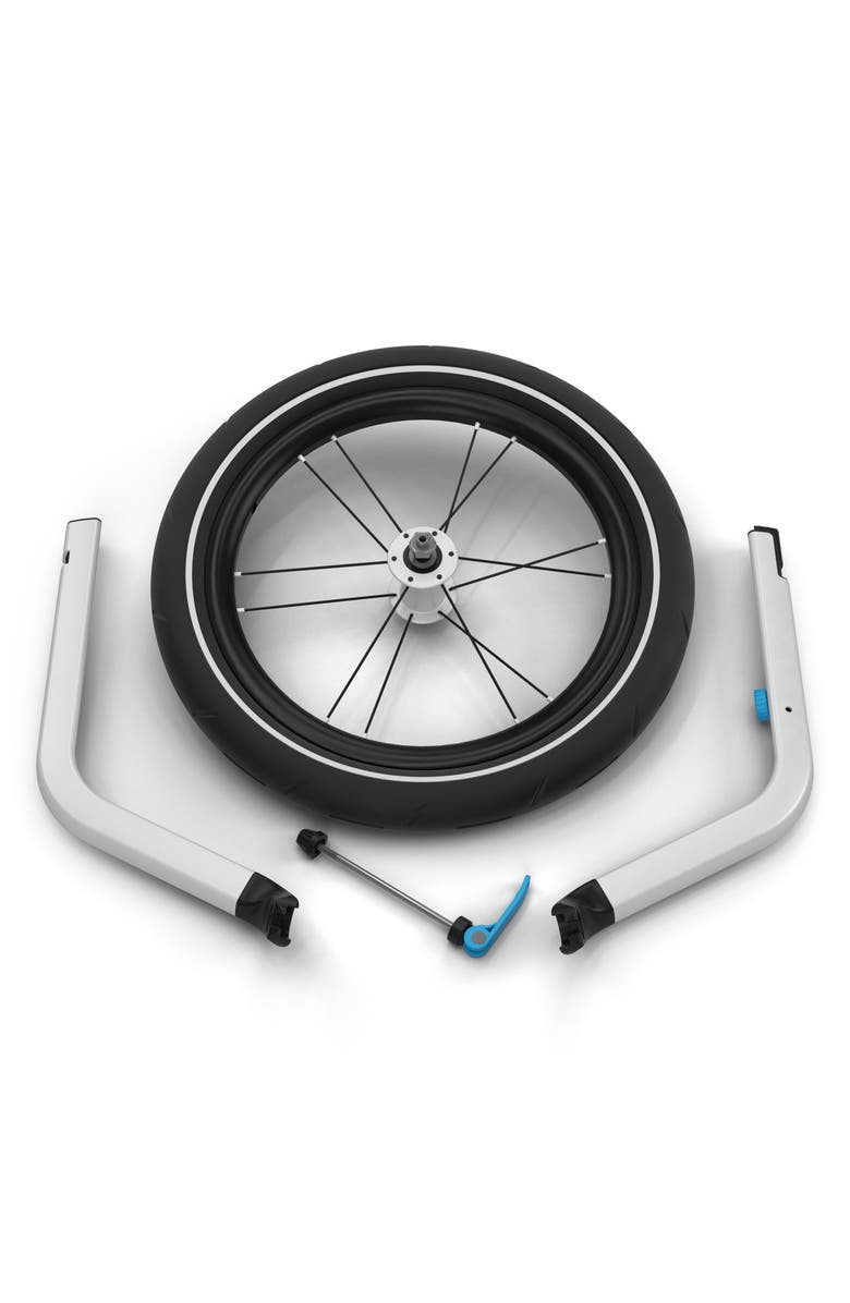 Thule Jogger Conversion Kit for Thule Chariot Single Stroller, Alternate, color, Black