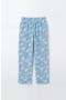 selected Blue Smiley Print