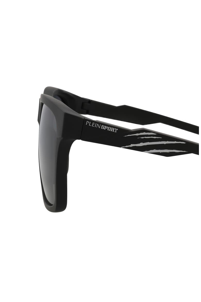 Sport 56mm Square Sunglasses, Alternate, color, BLACK BLACK SMOKE