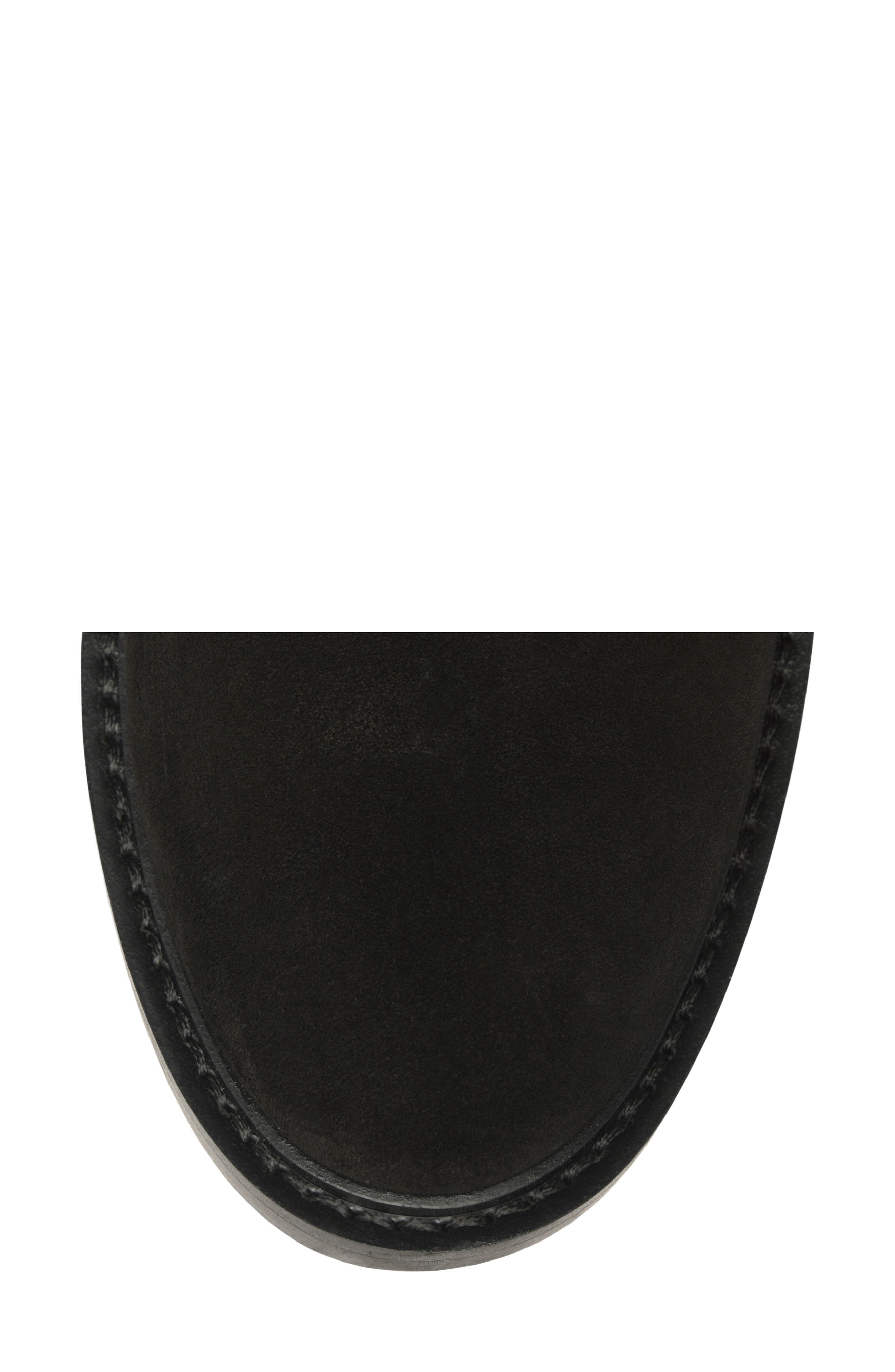 Samantha III Leather Knee High Boot, Alternate, color, BLACK NUBUCK