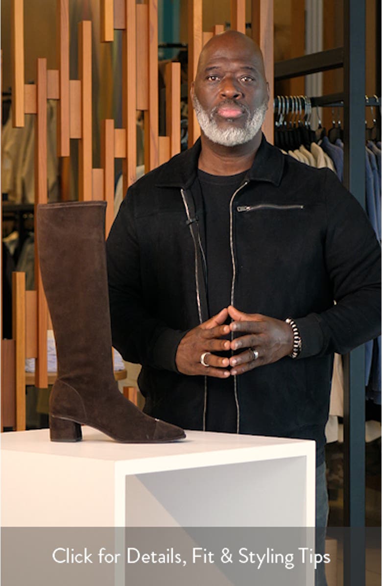 Cap Toe Knee High Boot, sales video thumbnail