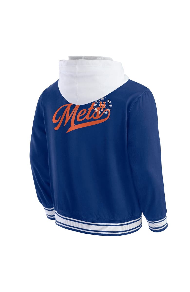 Darius Rucker Collection by Fanatics Men's Darius Rucker Collection by Fanatics Royal New York Mets Full-Snap Hooded Jacket, Alternate, color, Royal