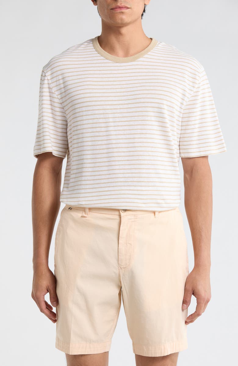 BOSS Slice Shorts, Main, color, Open Orange