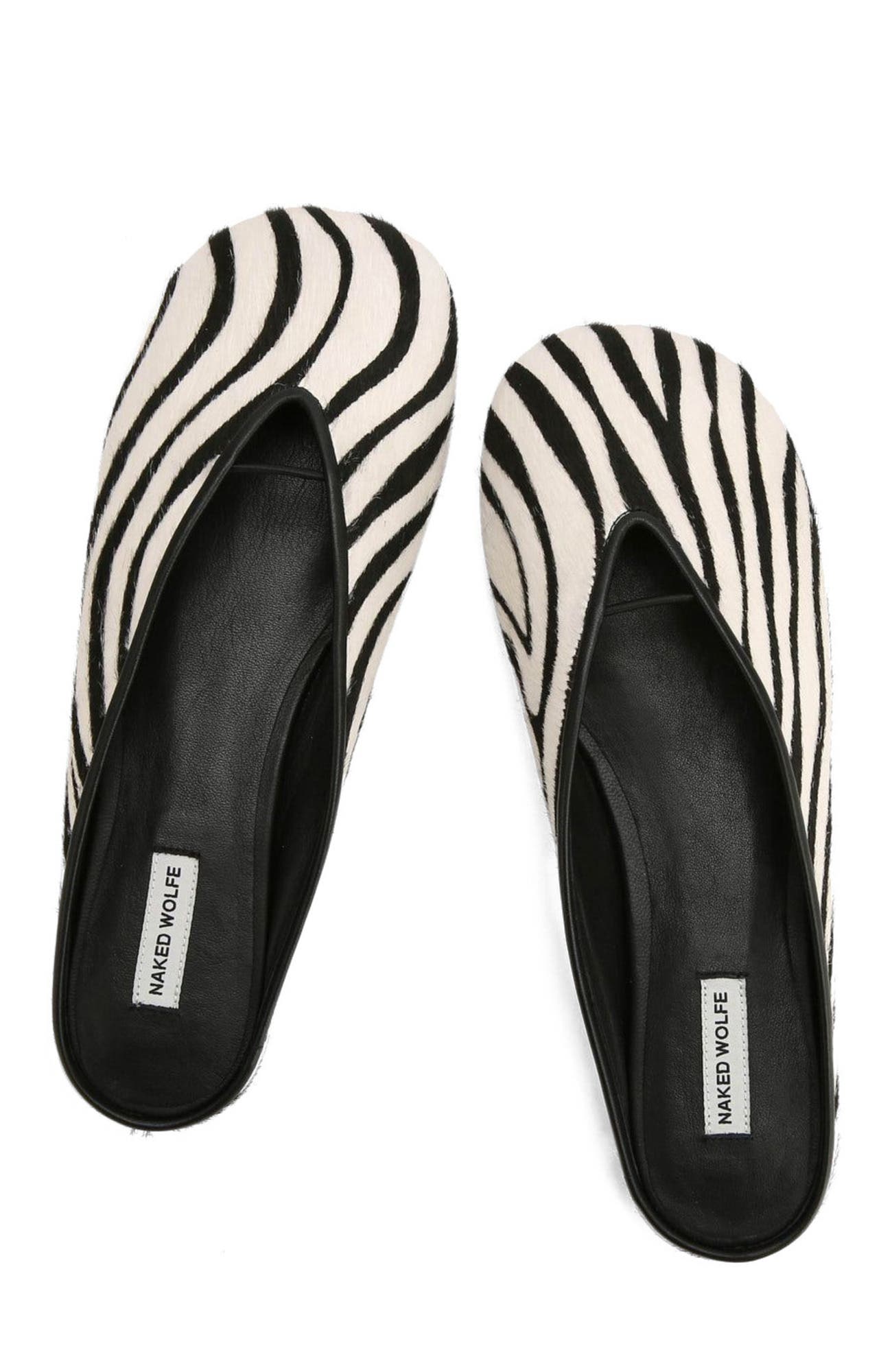 Pippa Grey Studded Suede, Alternate, color, Zebra