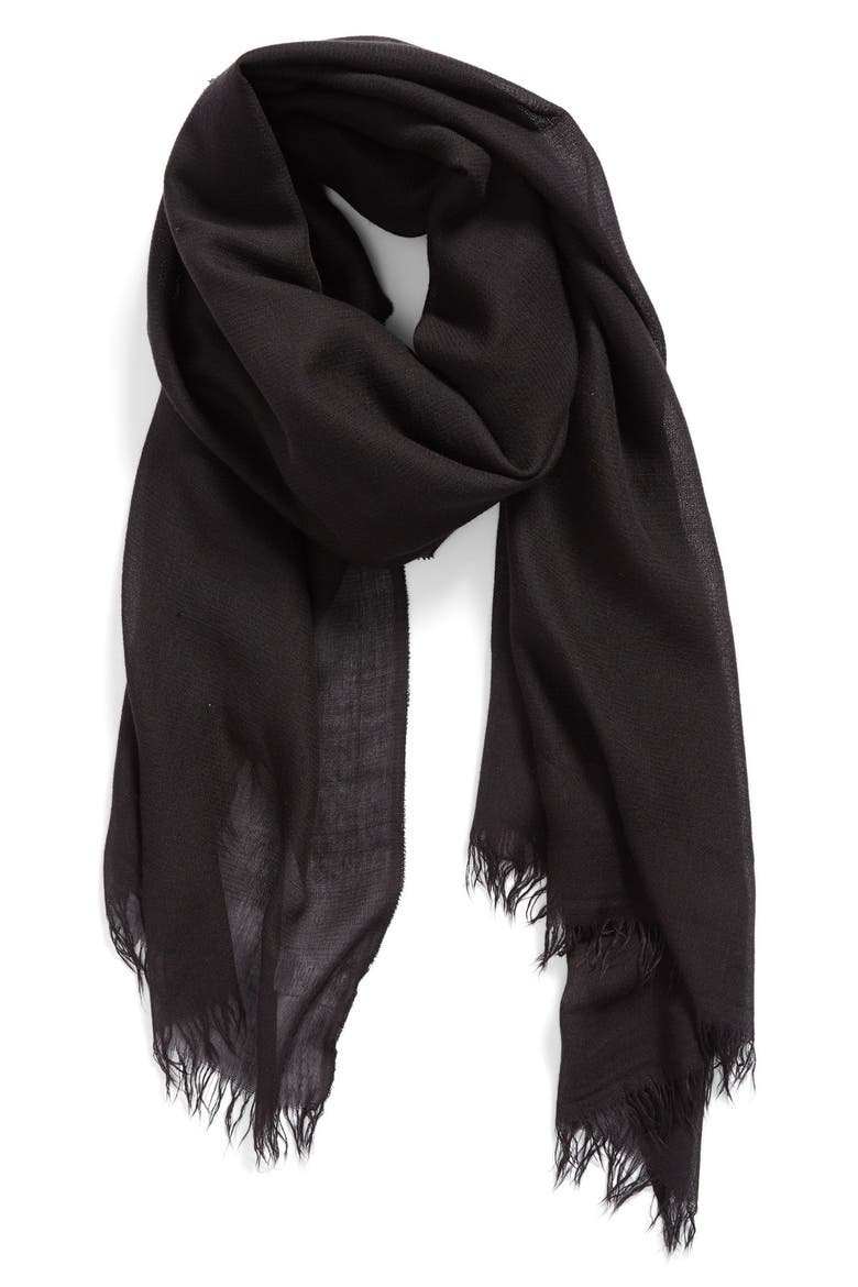 Sheer Scarf, Main, color, BLACK COMBO
