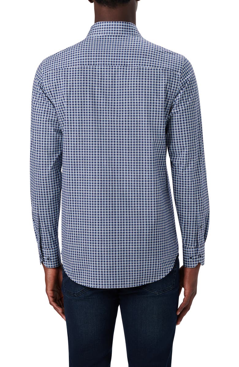 Bugatchi OoohCotton<sup>®</sup> Check Button-Up Shirt, Alternate, color, 