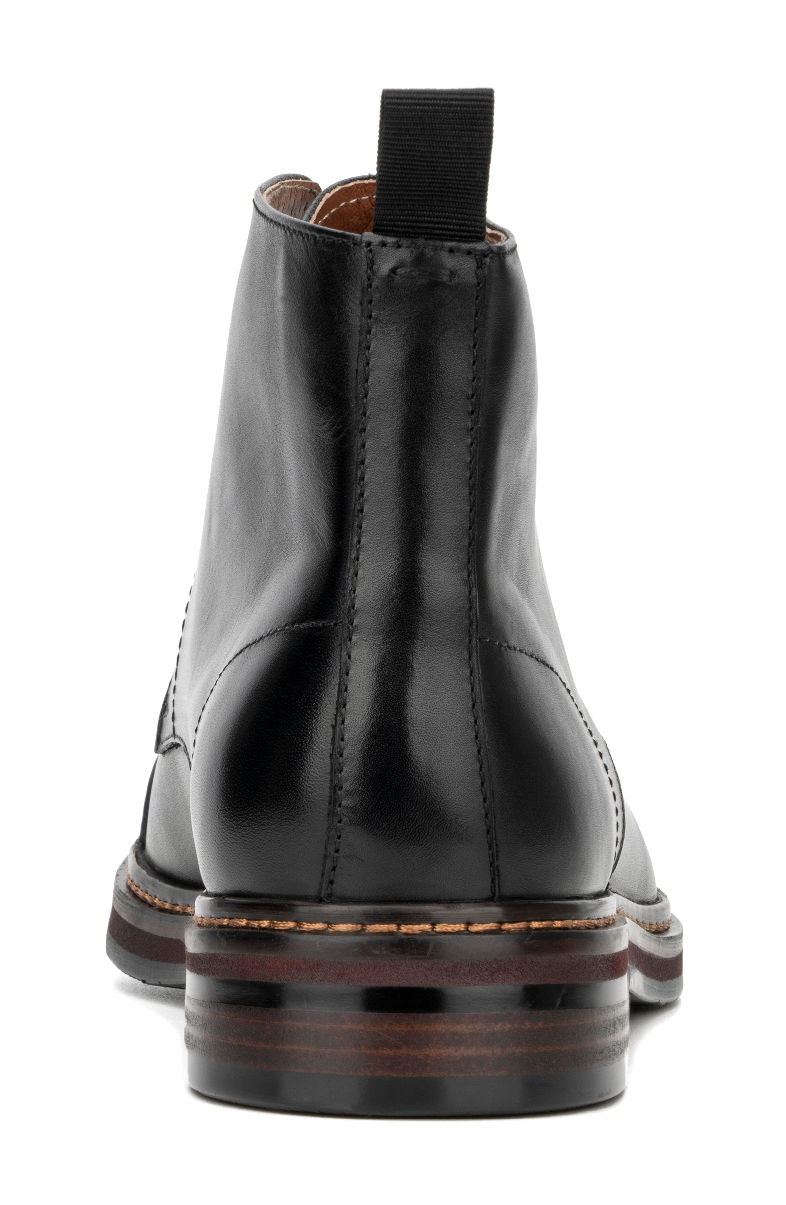 VINTAGE FOUNDRY Barnaby Cap Toe Boot, Alternate, color, Black