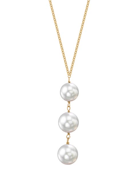Akoya Pearl Triple Drop Pearl Pendant