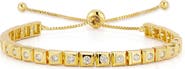 GLAZE JEWELRY Cubic Zirconia Tennis Slide Bracelet