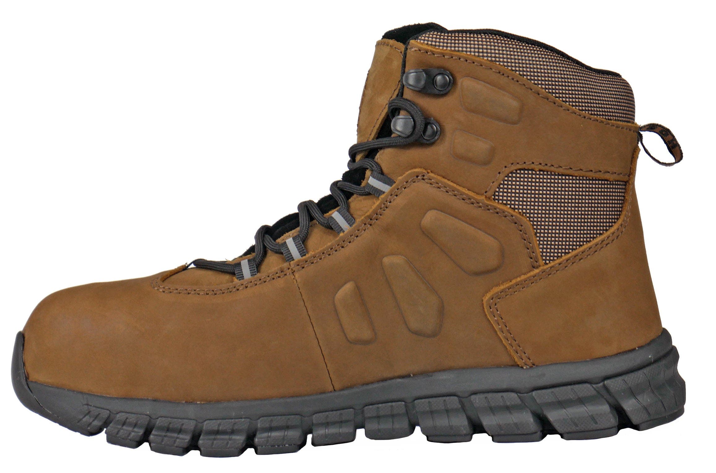 Hoss Boot Company HOSS Tikaboo Composite Toe Met Guard Work Shoe, Alternate, color, Brown