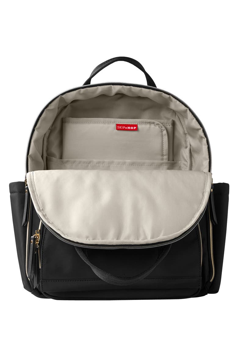 Envi Luxe Diaper Backpack, Alternate, color, BLACK