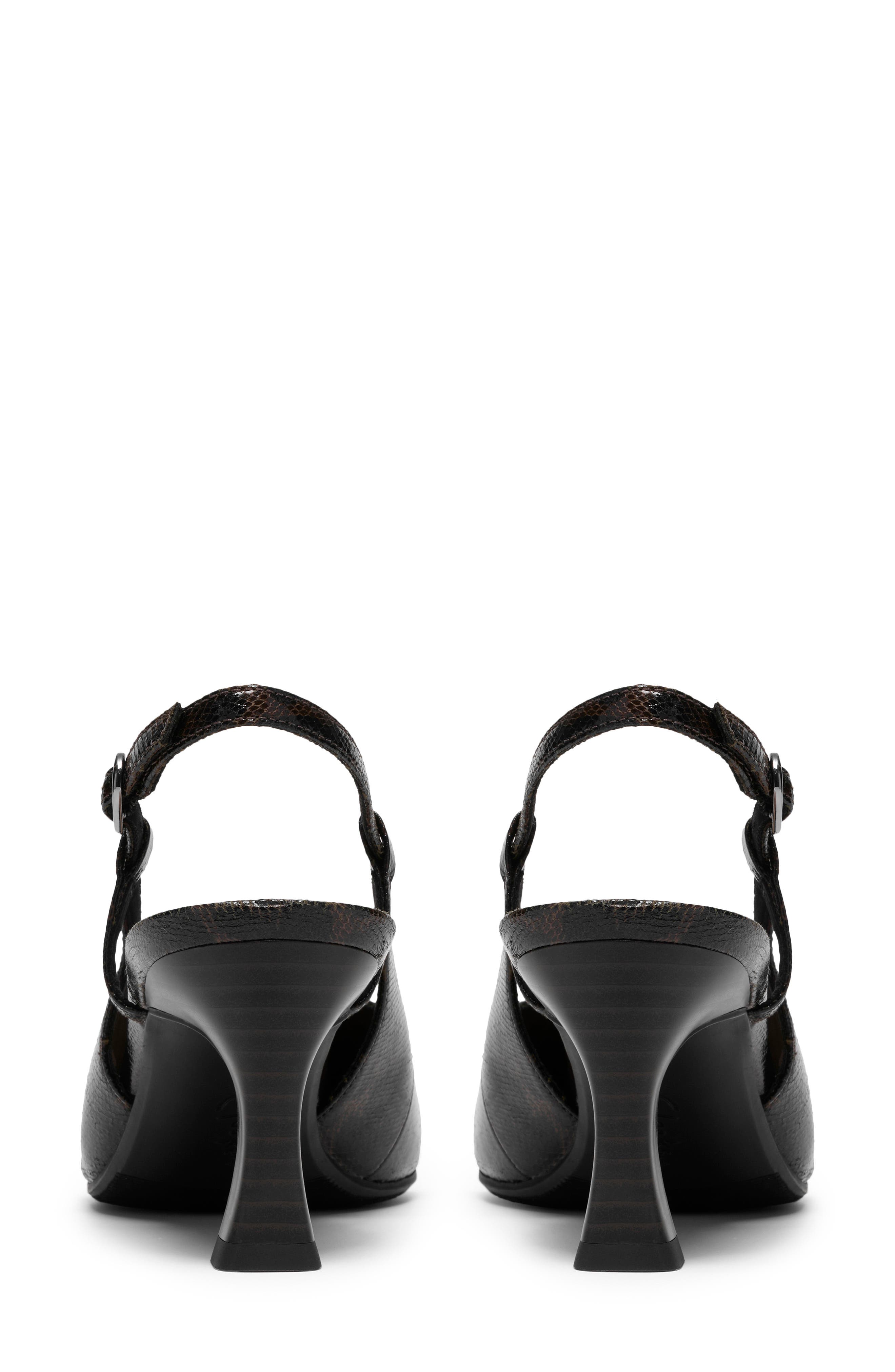 Tammitha Pointed Toe Slingback Pump, Alternate, color, LEOPARD PRINT COMBO