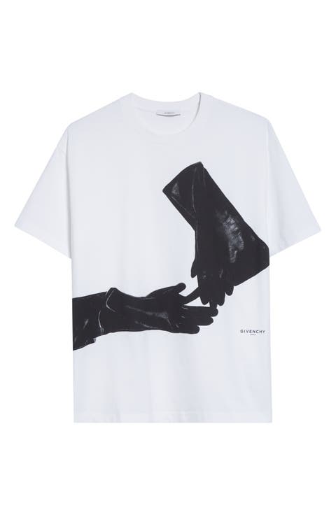 Regular Fit Gloves Trompe l
Oeil Print T-Shirt
