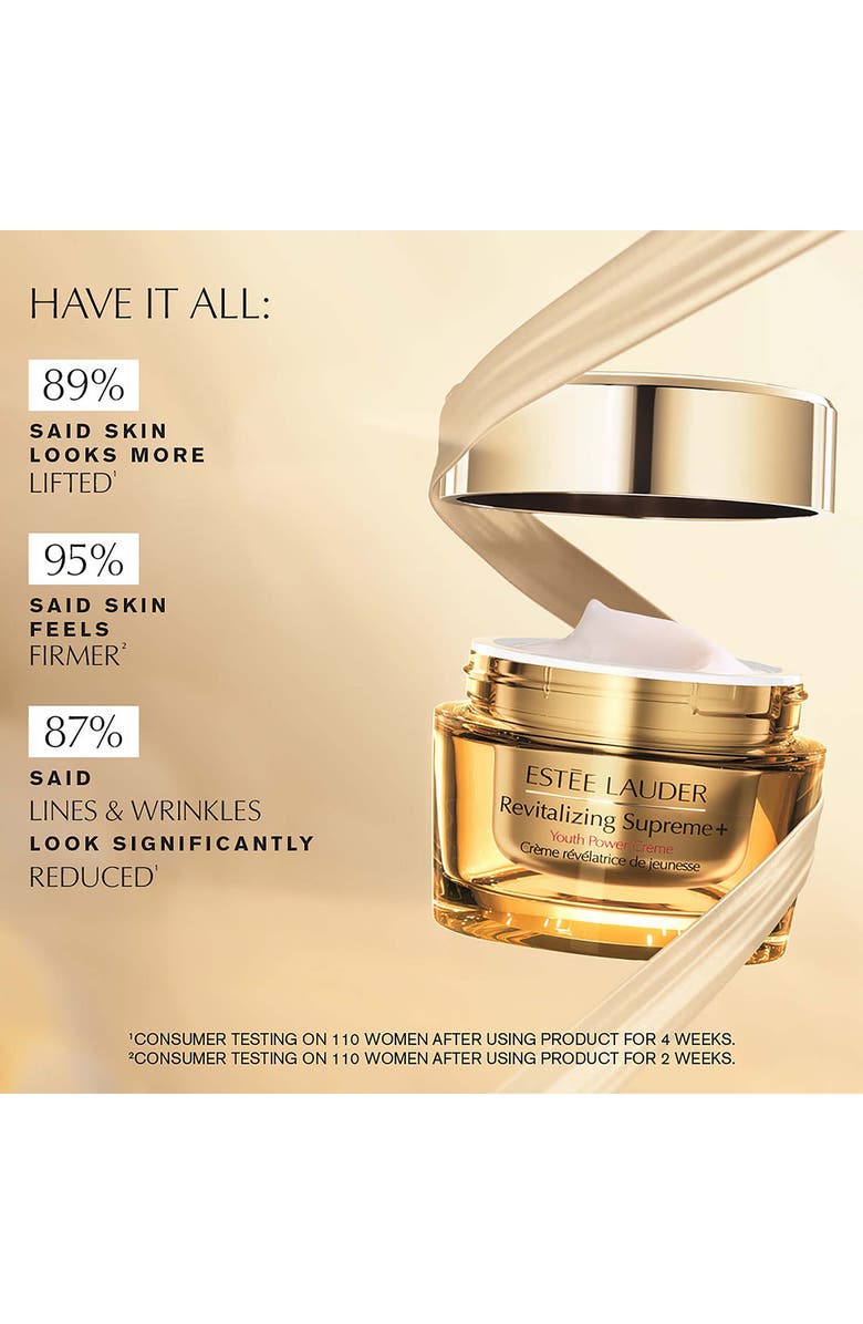 Estée Lauder Revitalizing Supreme+ Youth Power Cream Moisturizer with Hyaluronic Acid & Peptides, Alternate, color, 