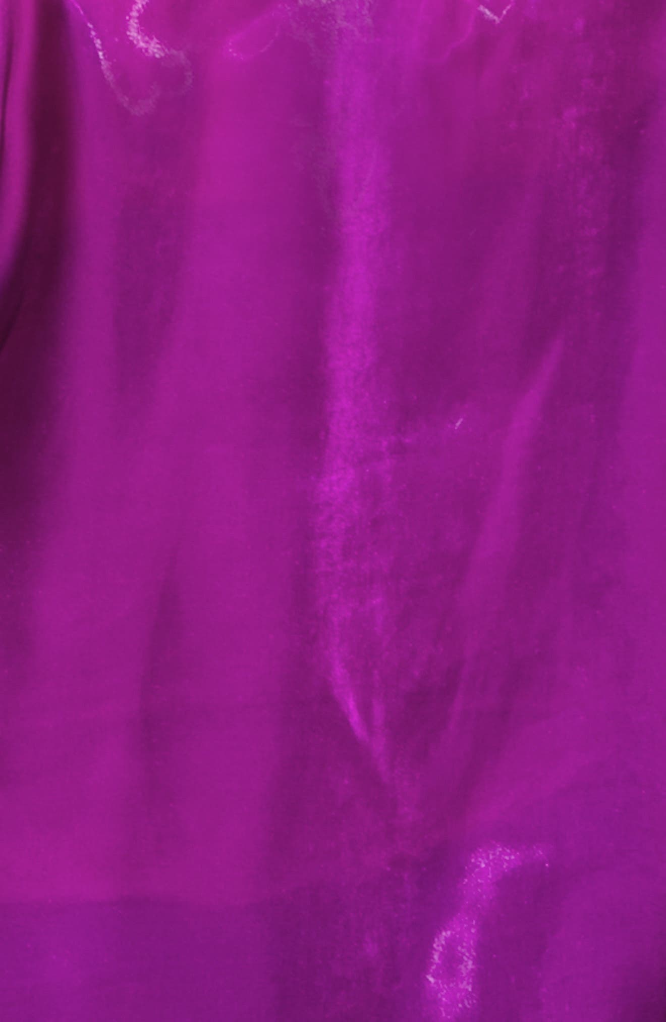 Solid Long Sleeve Organza Top - image 2