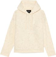 Cult of Individuality Rhinestone Paisley Cotton Hoodie