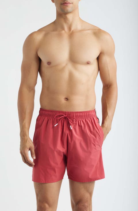Iconic Side Stripe Swim Trunks