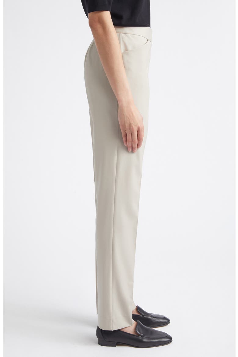 Irving Straight Leg Stretch Wool Pants, Alternate, color, KHAKI