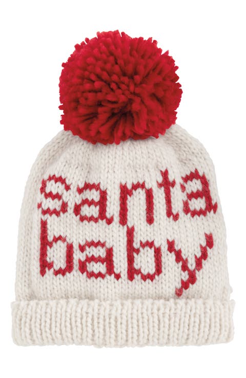 Kids' Santa Baby Chunky Knit Beanie