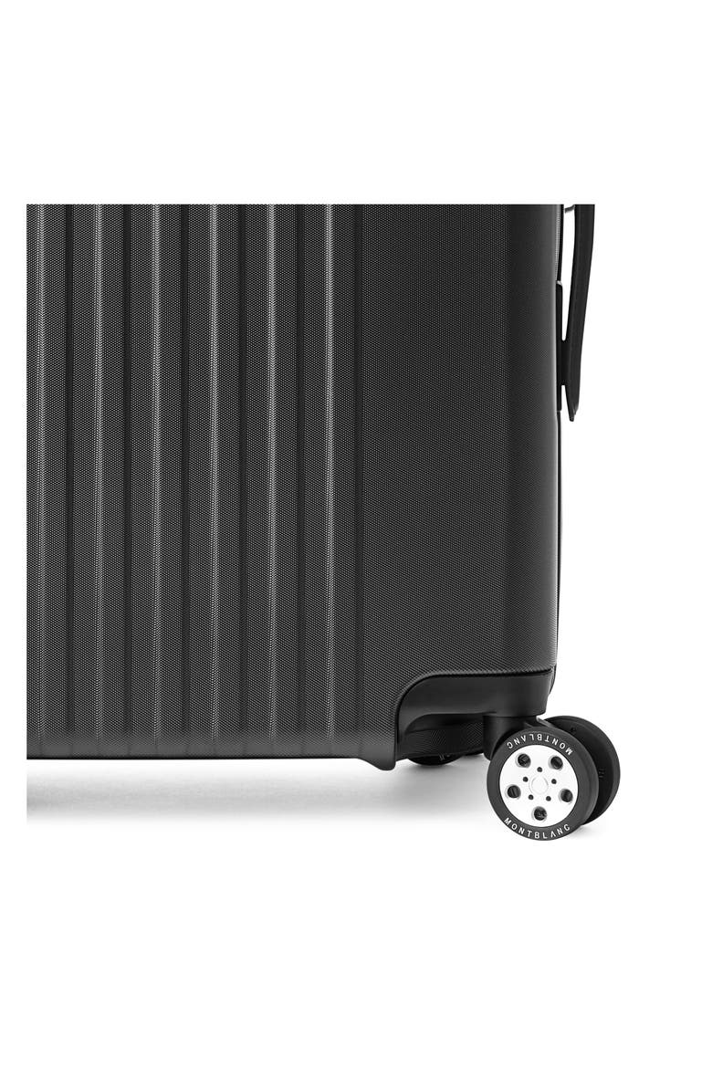#MY4810 Cabin Trolley Compact Carry-On Spinner Luggage, Alternate, color, BLACK