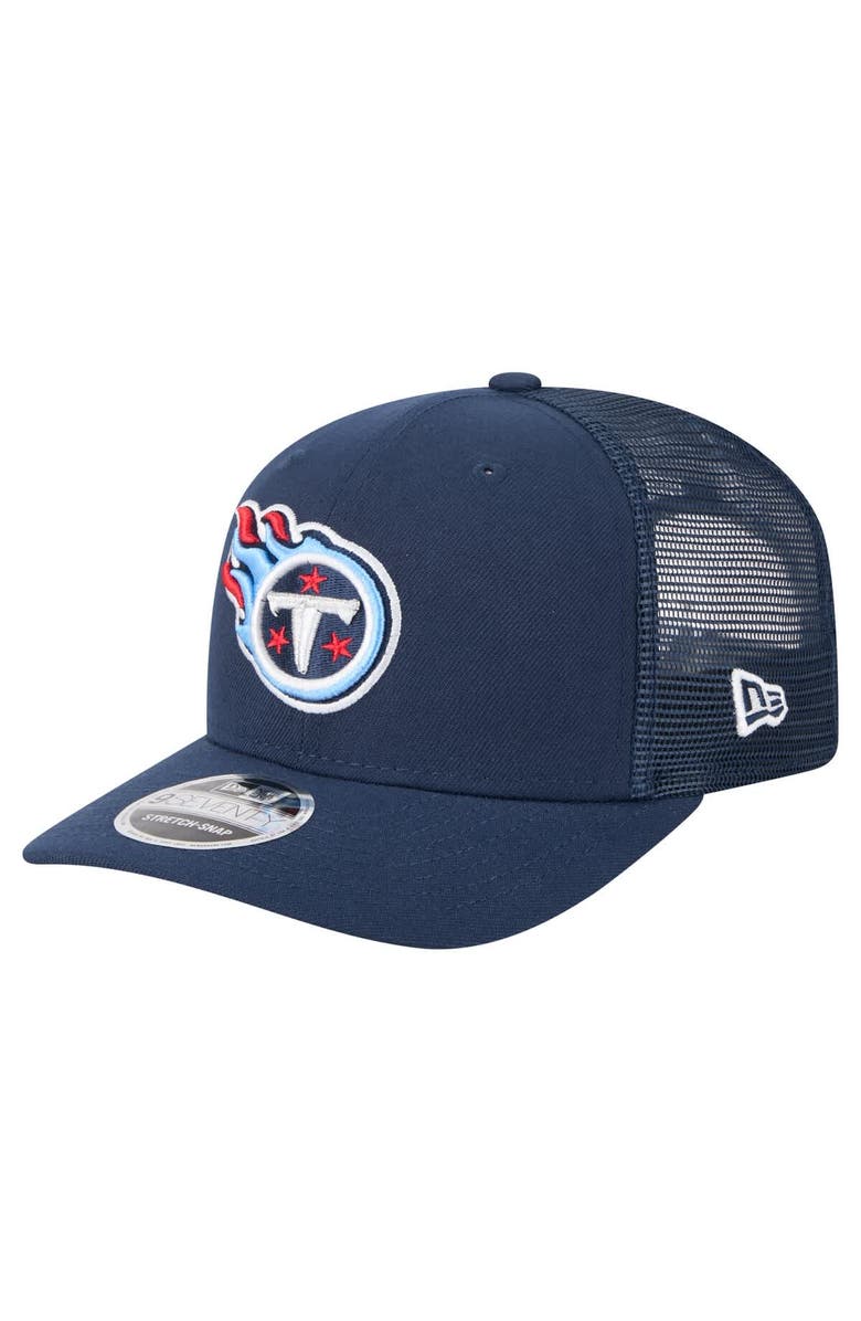 New Era Men's New Era  Navy Tennessee Titans Team Collection 9SEVENTY Stretch-Snap Adjustable Hat, Main, color, 
