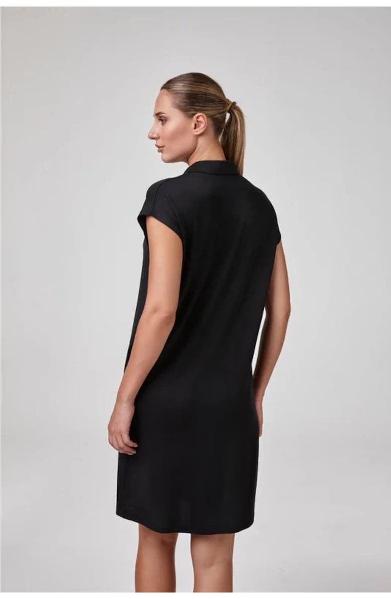 Forever & Always Mavien Short Sleeve Dress, Alternate, color, Black